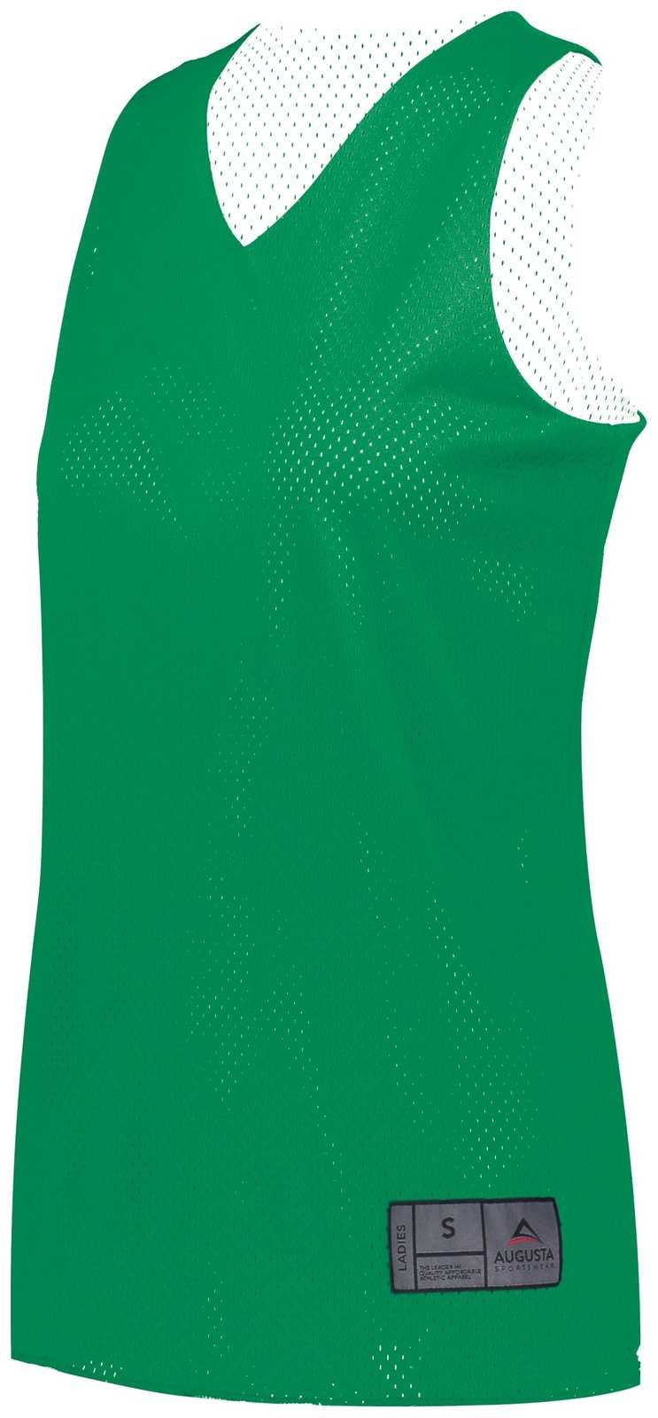 Augusta 163 Youth Tricot Mesh Reversible 2.0 Jersey - Kelly White - HIT a Double