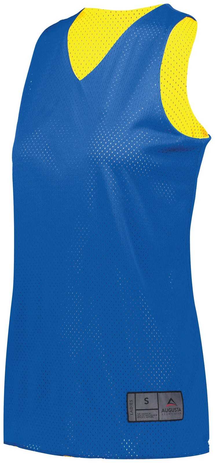 Augusta 163 Youth Tricot Mesh Reversible 2.0 Jersey - Royal Gold - HIT a Double