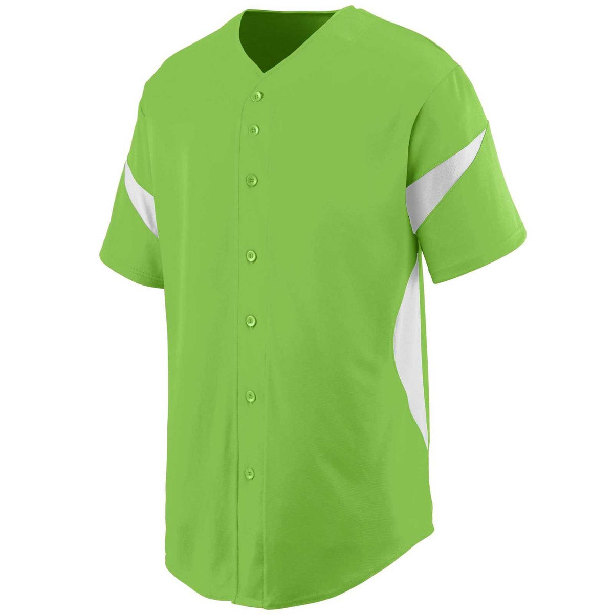 Augusta 1650 Wheel House Jersey - Lime White - HIT a Double