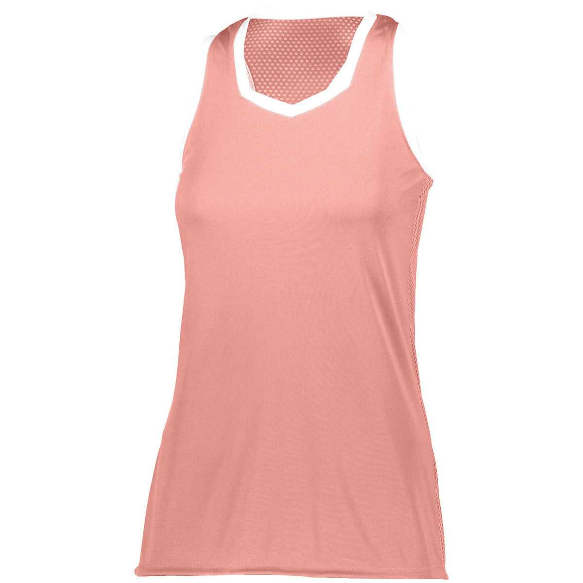 Augusta 1678 Ladies Crosse Jersey - Coral White - HIT a Double