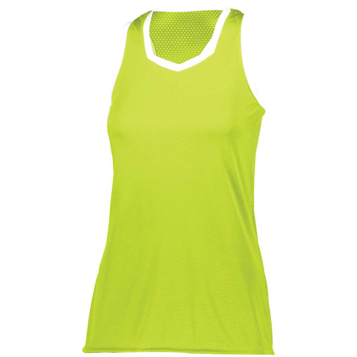 Augusta 1678 Ladies Crosse Jersey - Lime White - HIT a Double
