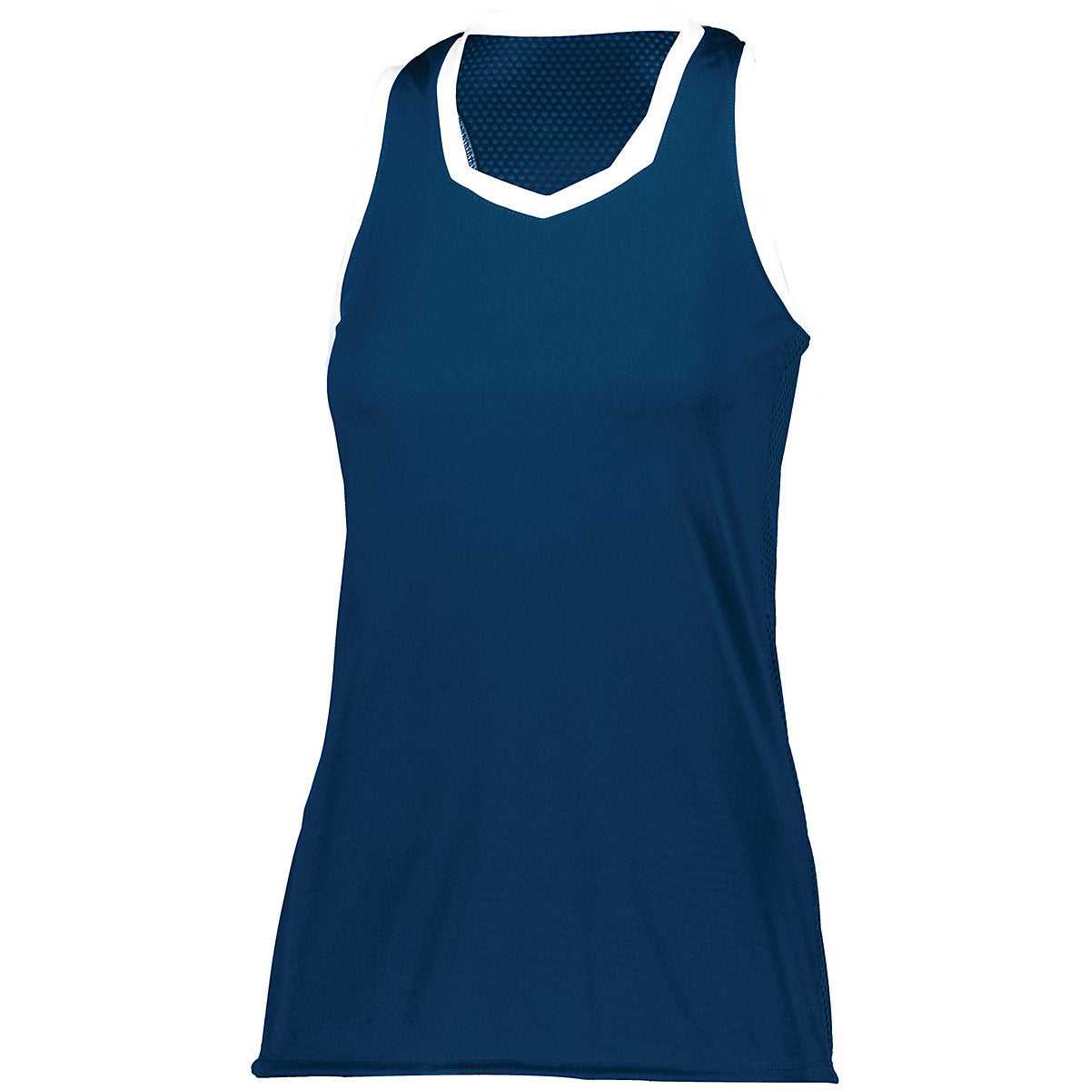 Augusta 1678 Ladies Crosse Jersey - Navy White - HIT a Double