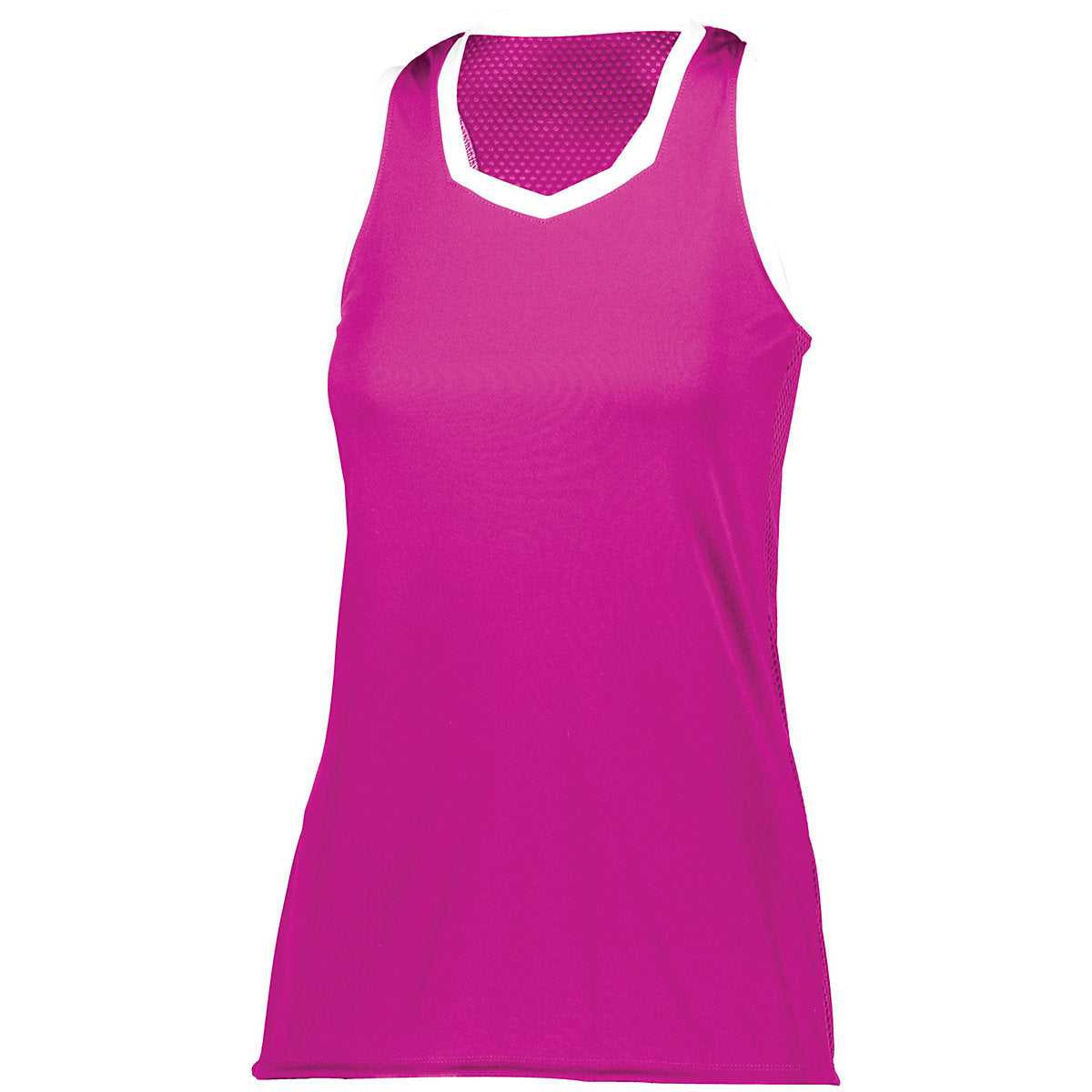 Augusta 1678 Ladies Crosse Jersey - Power Pink White - HIT a Double