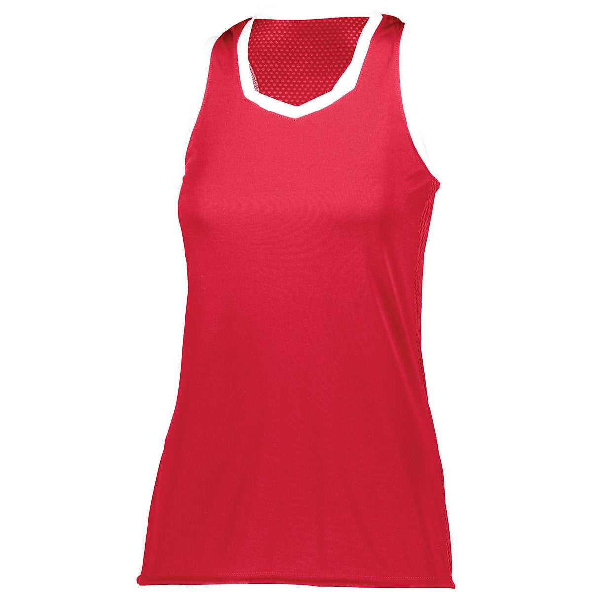 Augusta 1678 Ladies Crosse Jersey - Red White - HIT a Double