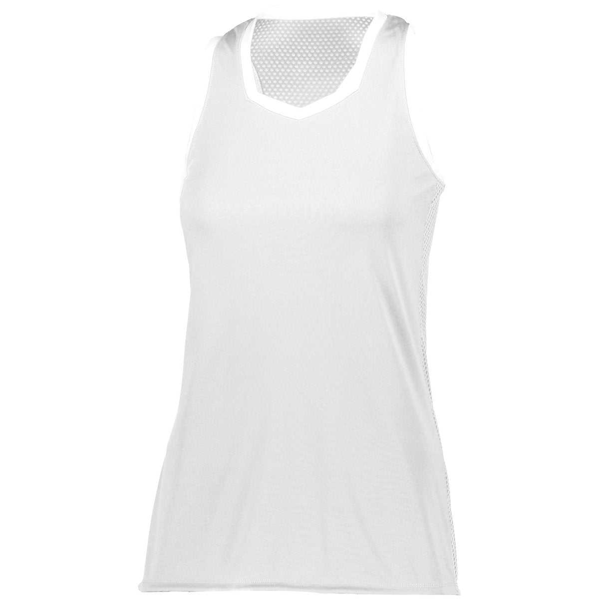 Augusta 1678 Ladies Crosse Jersey - White White - HIT a Double