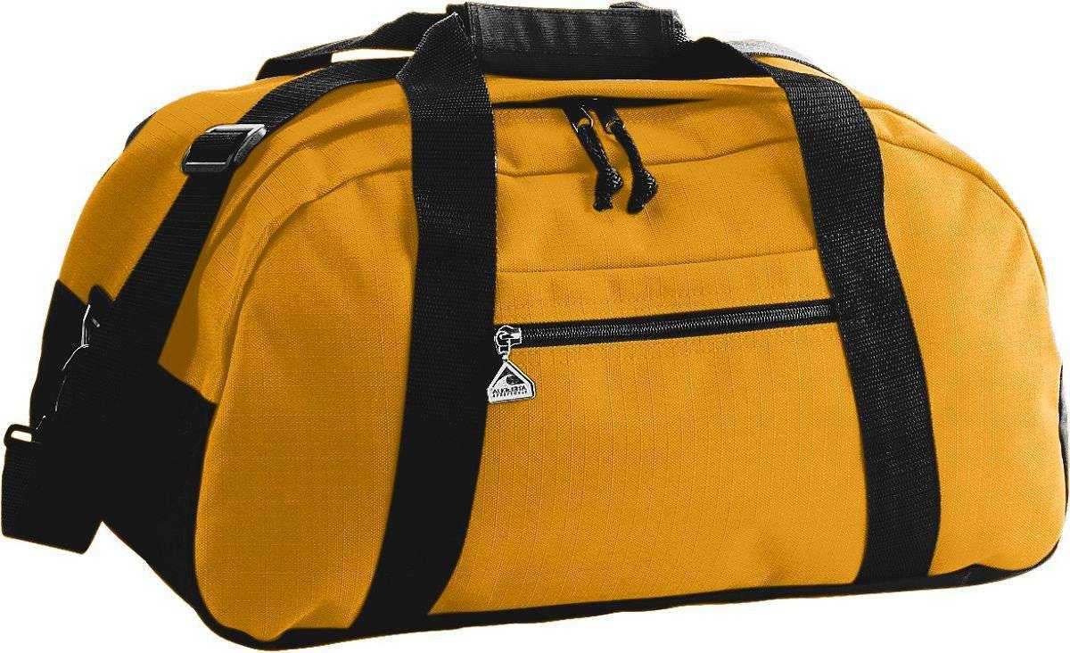 Augusta 1703 Large Ripstop Duffel Bag - Gold Black - HIT a Double