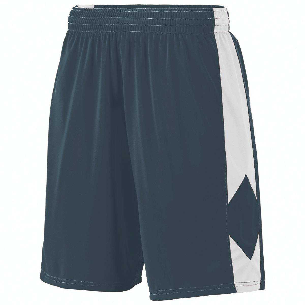 Augusta 1715 Block Out Short - Dark Gray White - HIT a Double