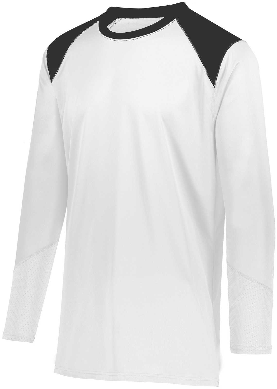 Augusta 1728 Tip-Off Shooter Shirt - White Black - HIT a Double