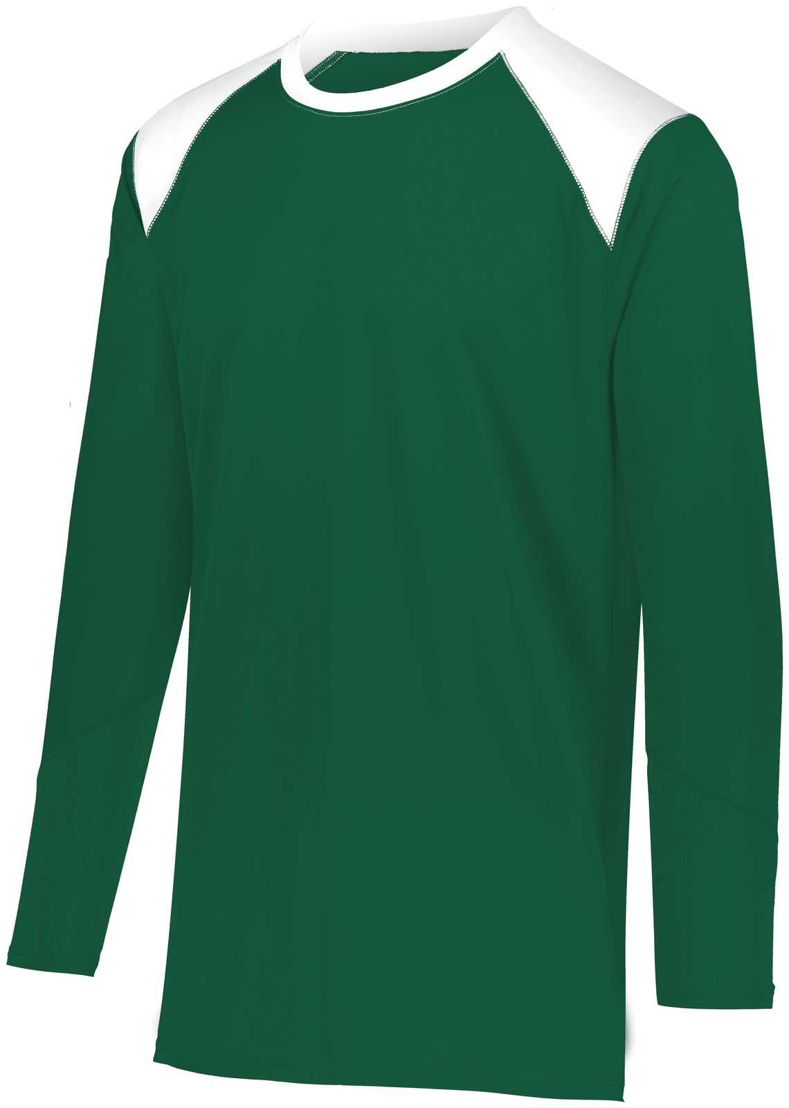 Augusta 1729 Youth Tip-Off Shooter Shirt - Dark Green White - HIT a Double