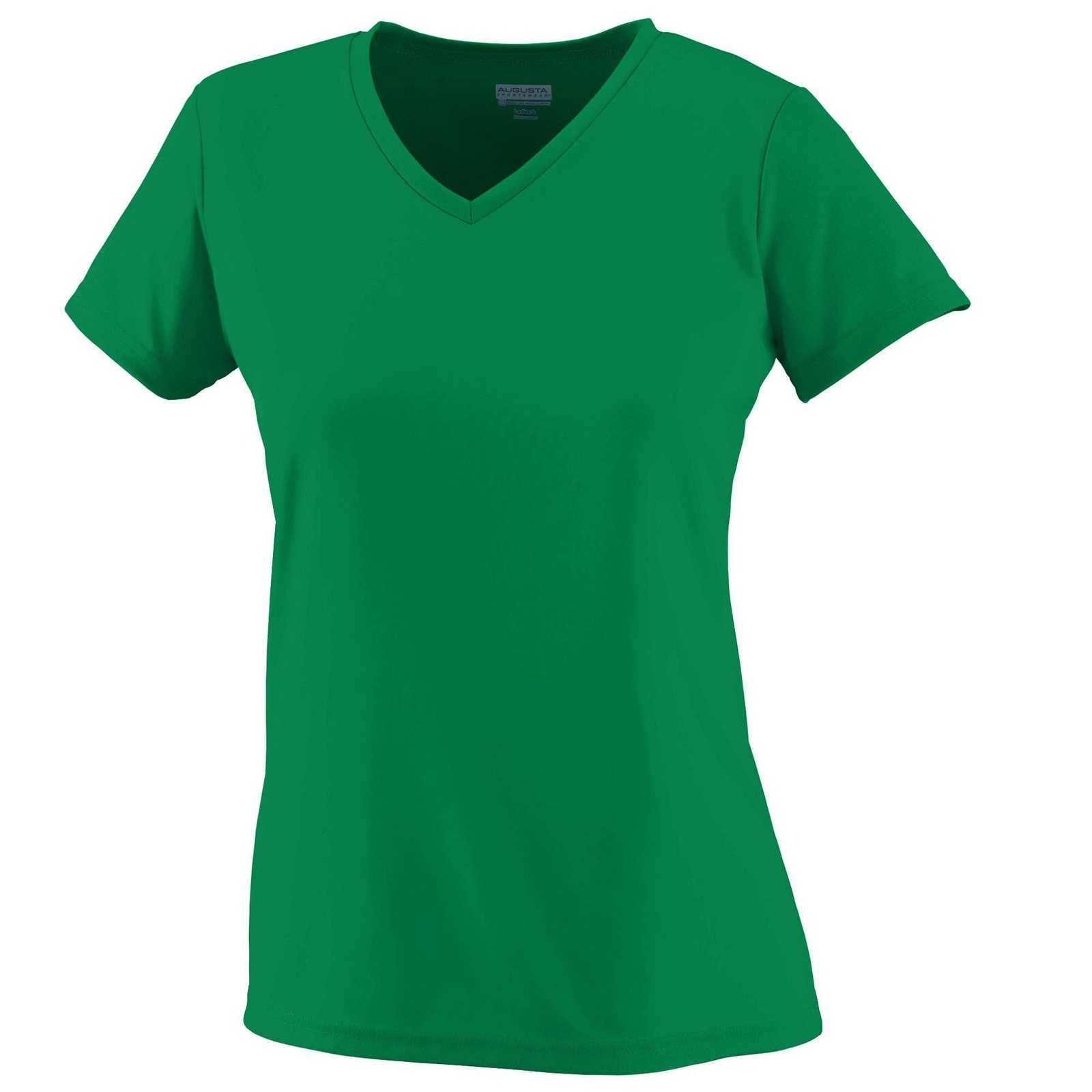 Augusta 1790 Ladies Wicking T-Shirt - Kelly - HIT a Double