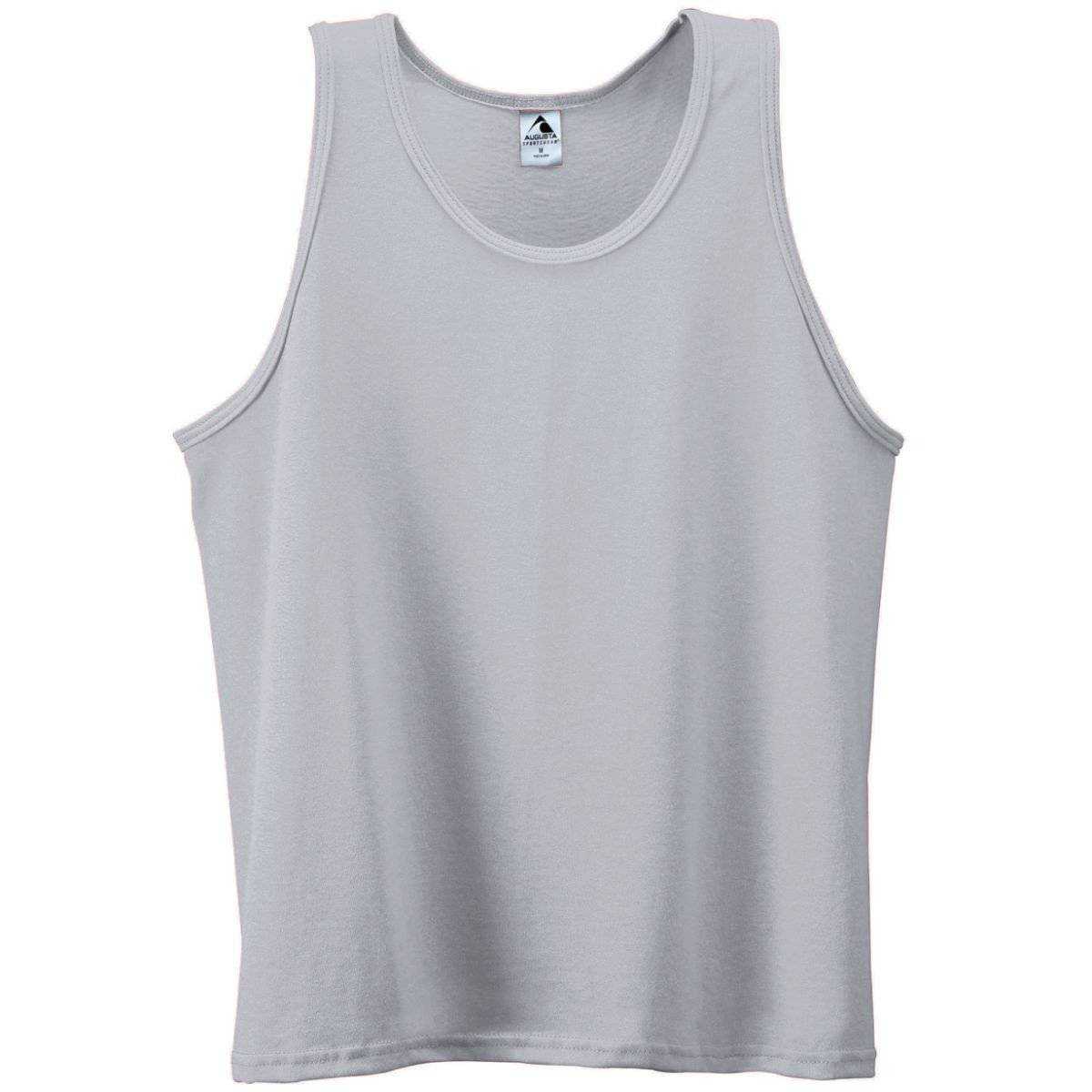 Augusta 180 Poly Cotton Athletic Tank - Ash - HIT a Double