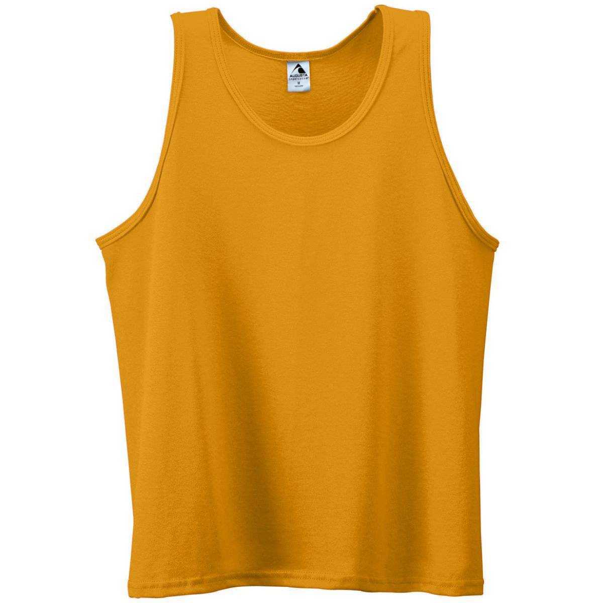 Augusta 180 Poly Cotton Athletic Tank - Gold - HIT a Double
