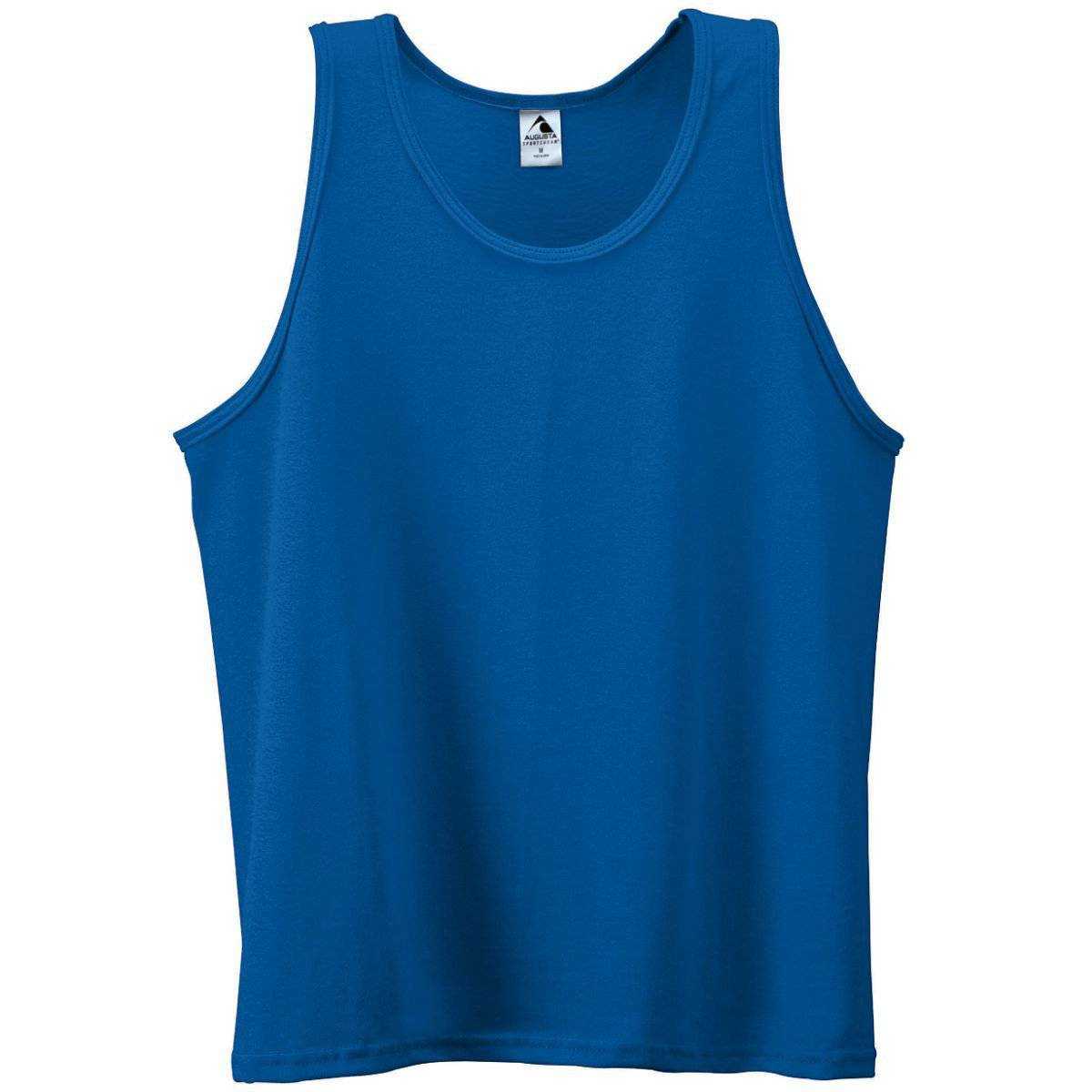 Augusta 180 Poly Cotton Athletic Tank - Royal - HIT a Double
