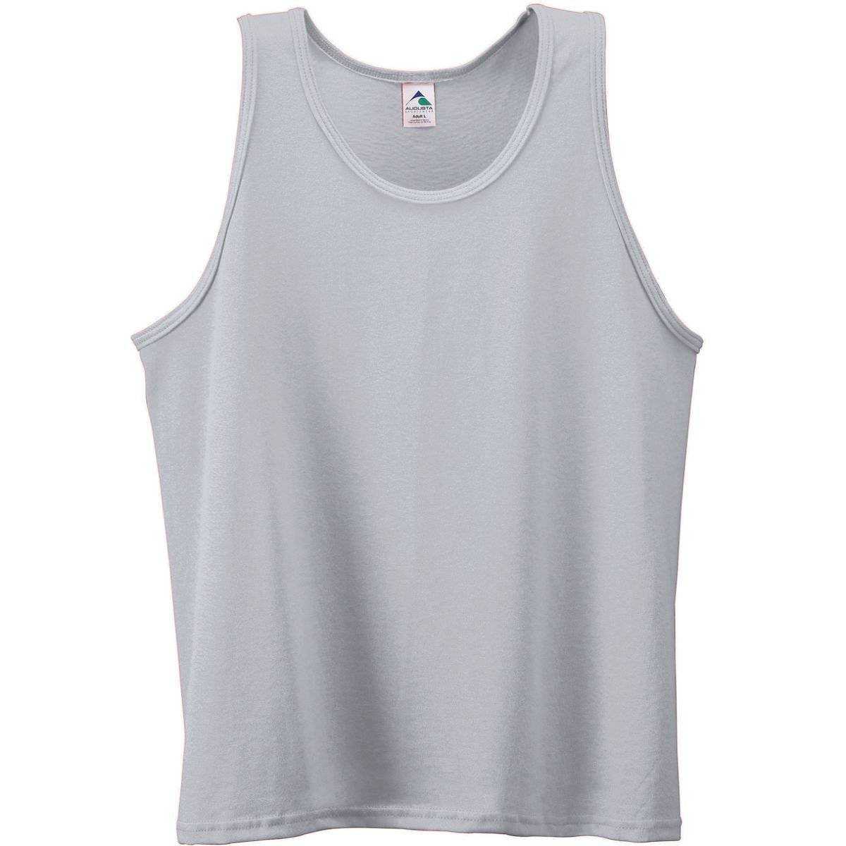 Augusta 181 Youth Poly/Cotton Athletic Tank - Dark Gray - HIT a Double