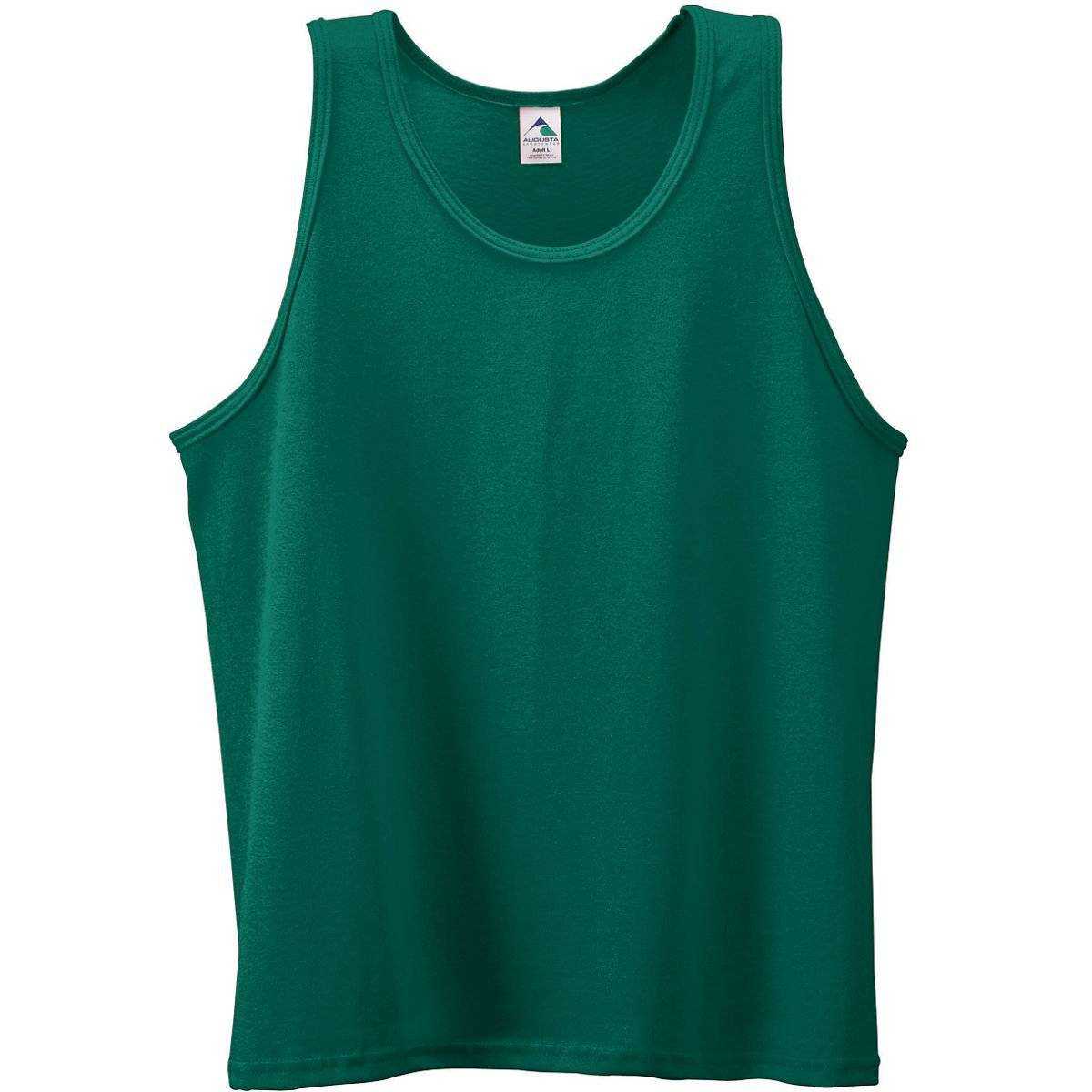 Augusta 181 Youth Poly/Cotton Athletic Tank - Forest - HIT a Double