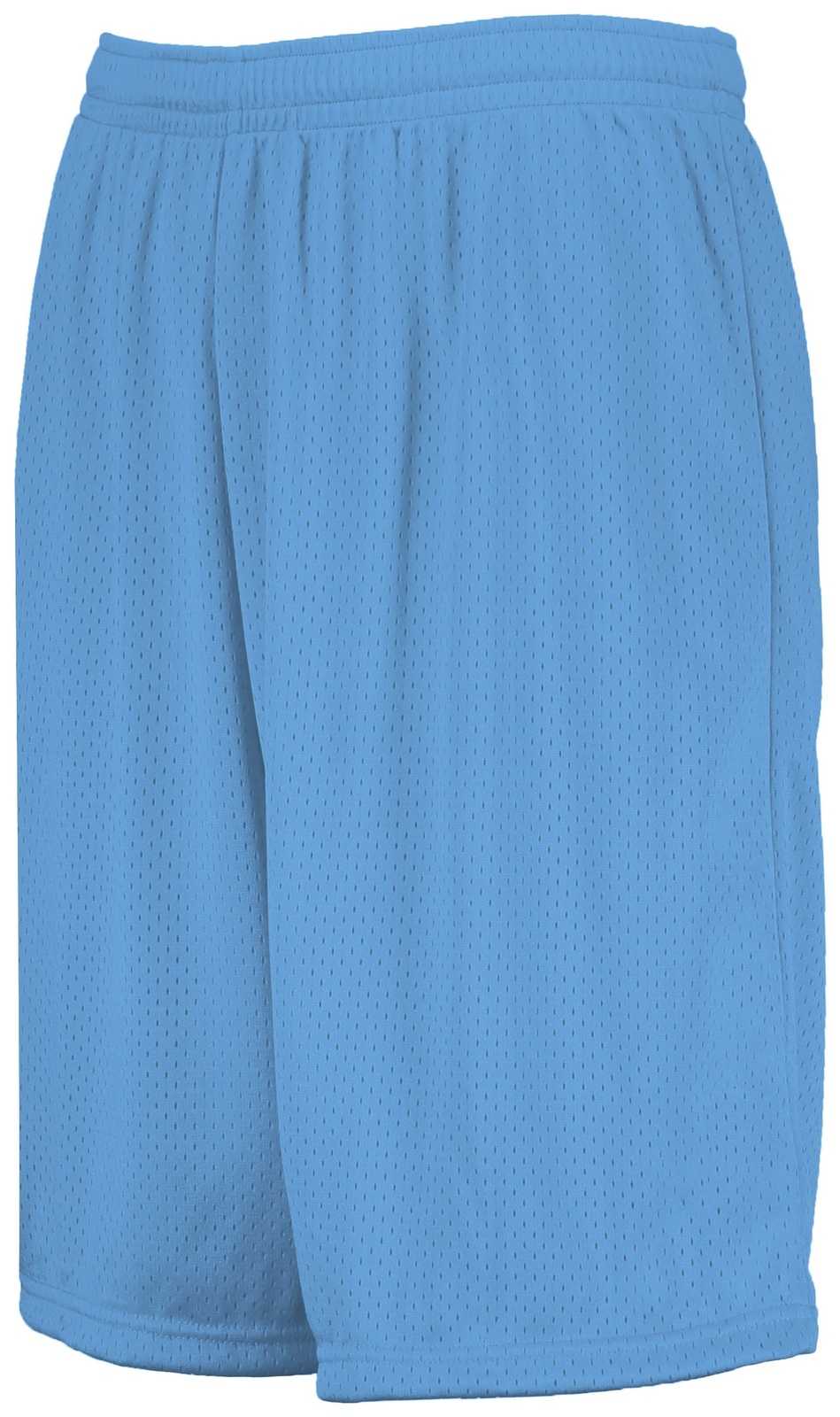 Augusta 1844 9-Inch Modified Mesh Shorts - Columbia Blue - HIT a Double