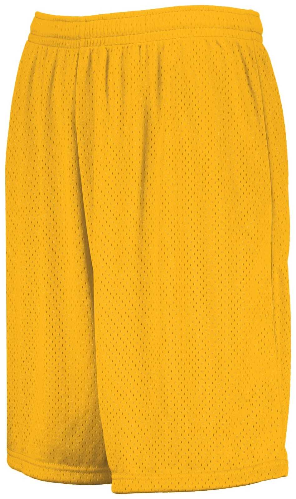 Augusta 1844 9-Inch Modified Mesh Shorts - Gold - HIT a Double