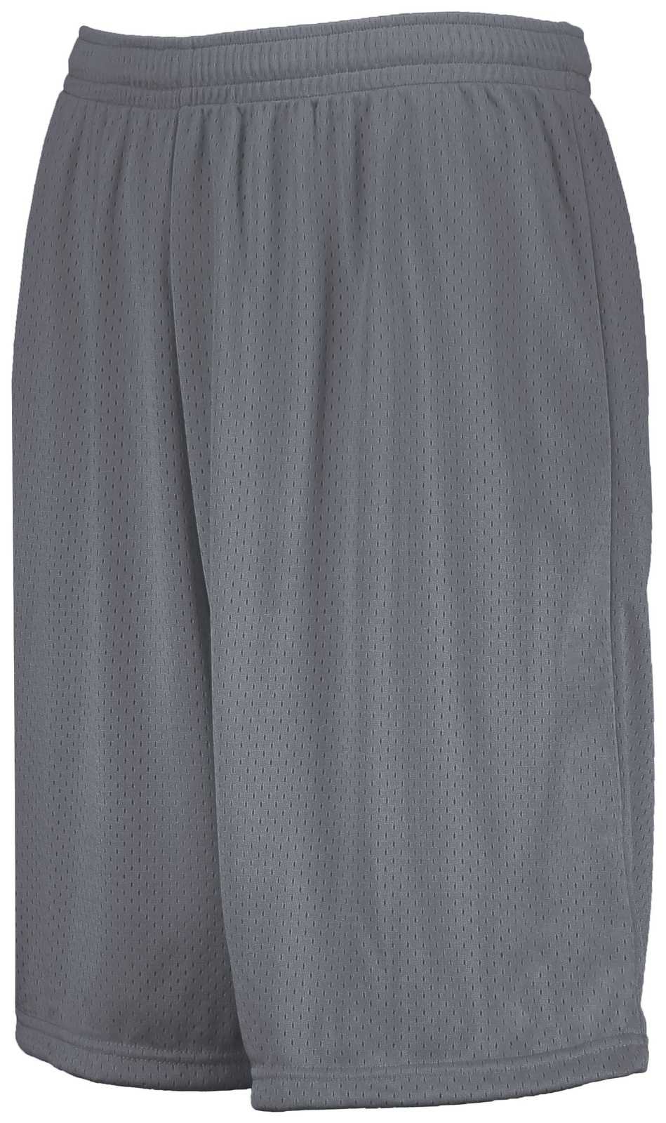 Augusta 1844 9-Inch Modified Mesh Shorts - Graphite - HIT a Double