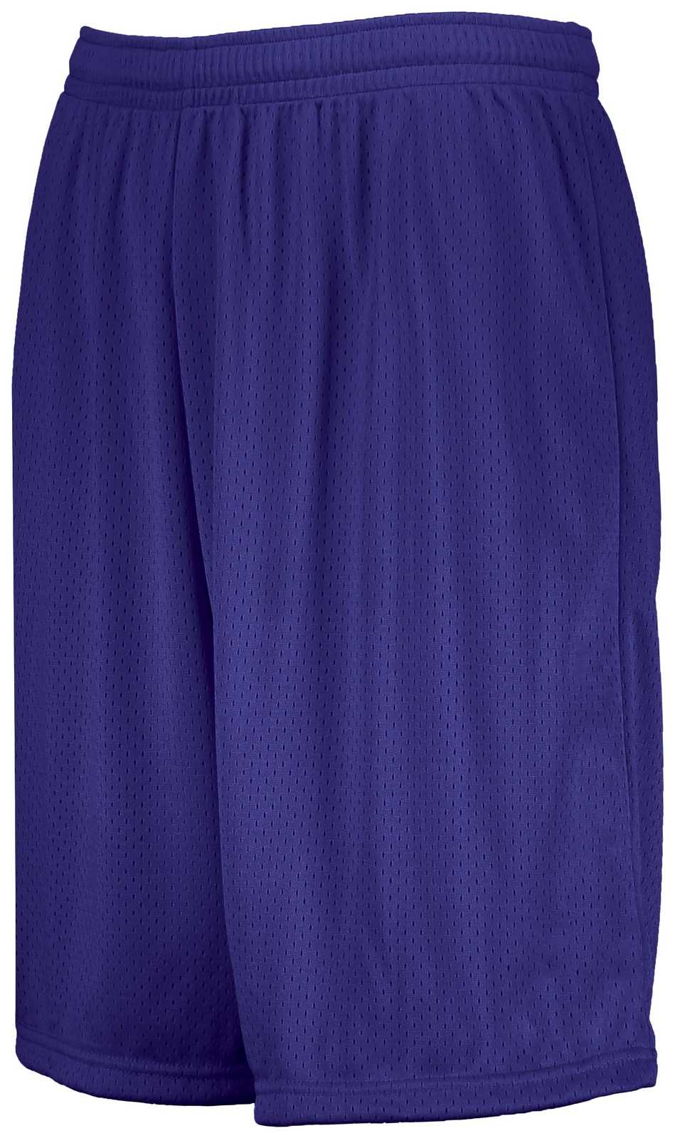 Augusta 1844 9-Inch Modified Mesh Shorts - Purple (Hlw) - HIT a Double