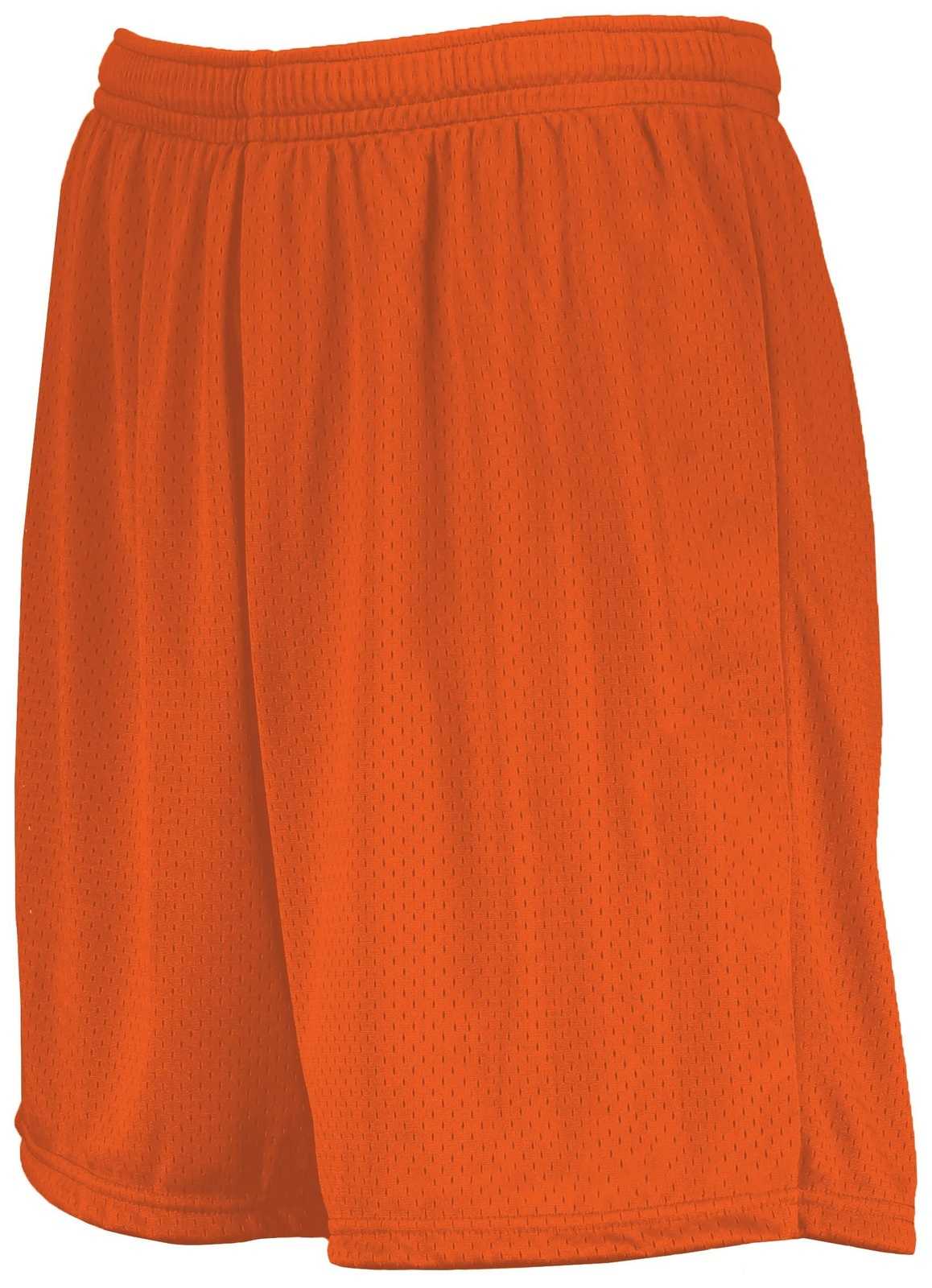 Augusta 1850 7-Inch Modified Mesh Shorts - Orange - HIT a Double