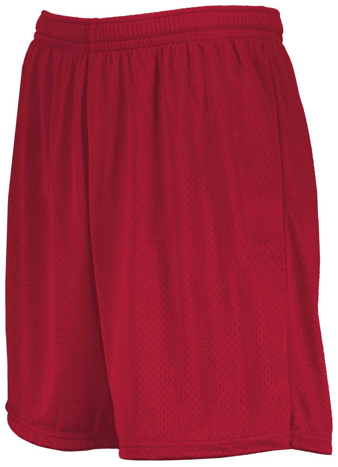 Augusta 1850 7-Inch Modified Mesh Shorts - Scarlet - HIT a Double