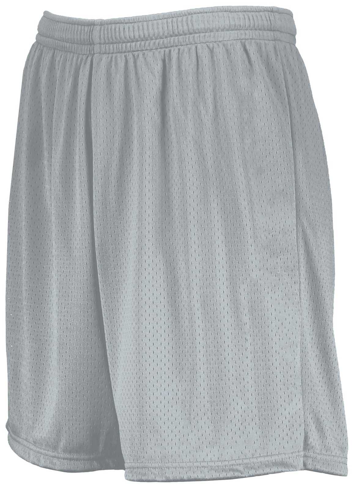Augusta 1850 7-Inch Modified Mesh Shorts - Silver - HIT a Double