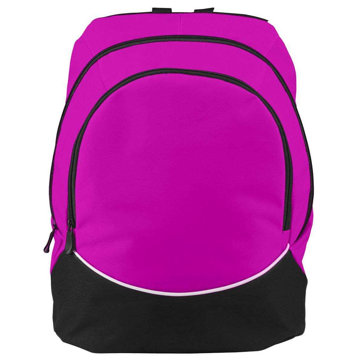 Augusta 1915 Tri-Color Backpack - Power Pink Black White - HIT a Double