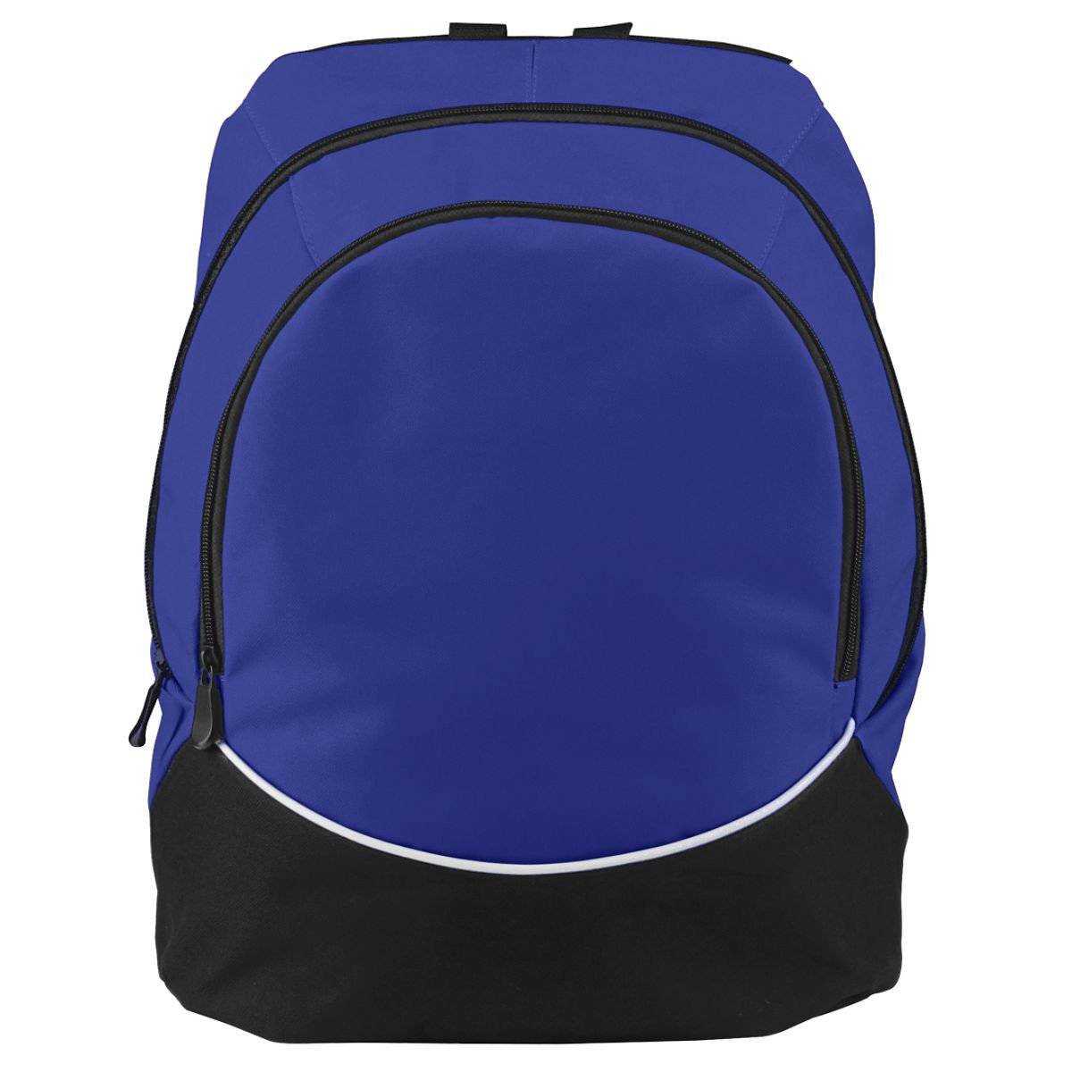 Augusta 1915 Tri-Color Backpack - Purple Black White - HIT a Double