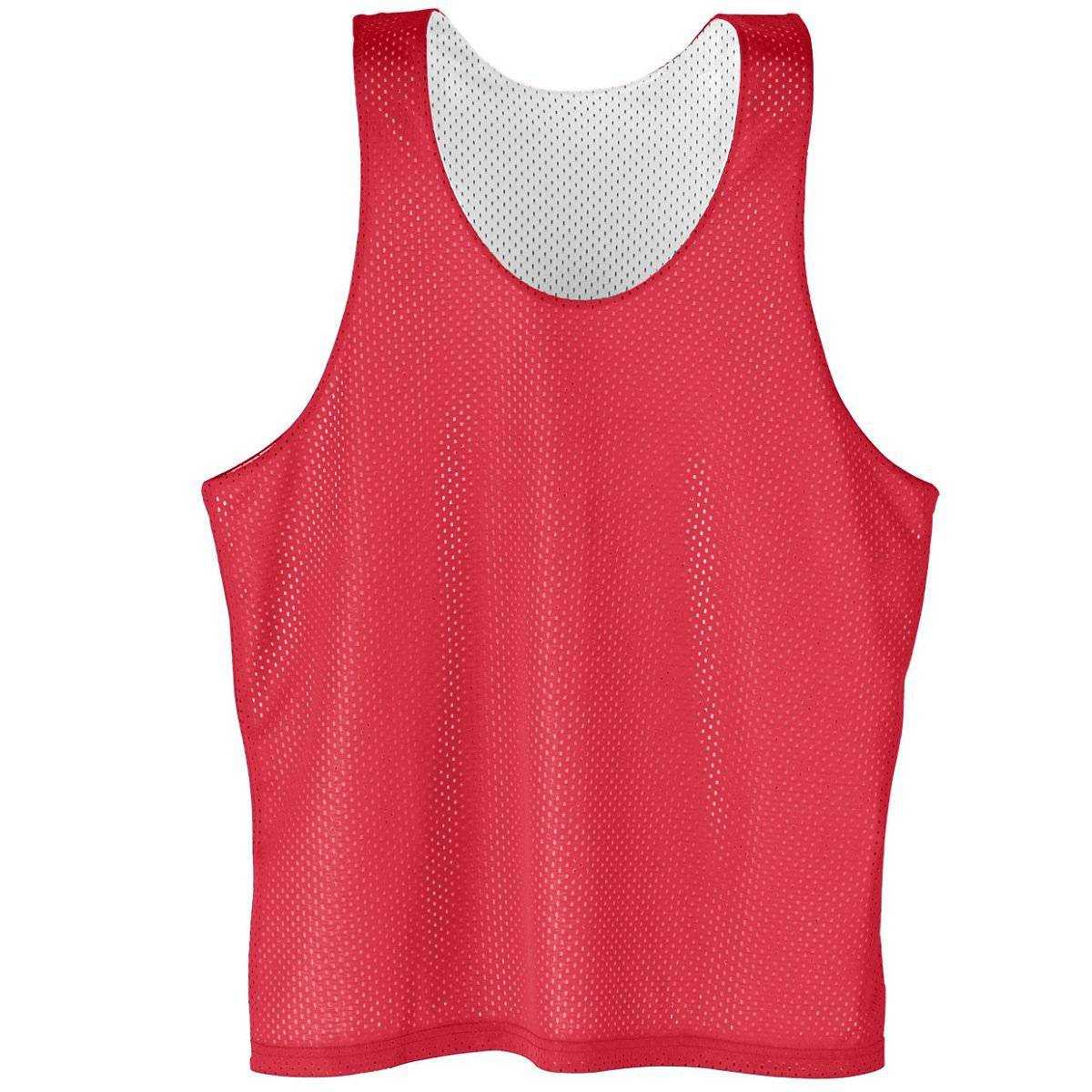Augusta 207 Reversible Tricot Mesh Lacrosse Tank - Red White - HIT a Double