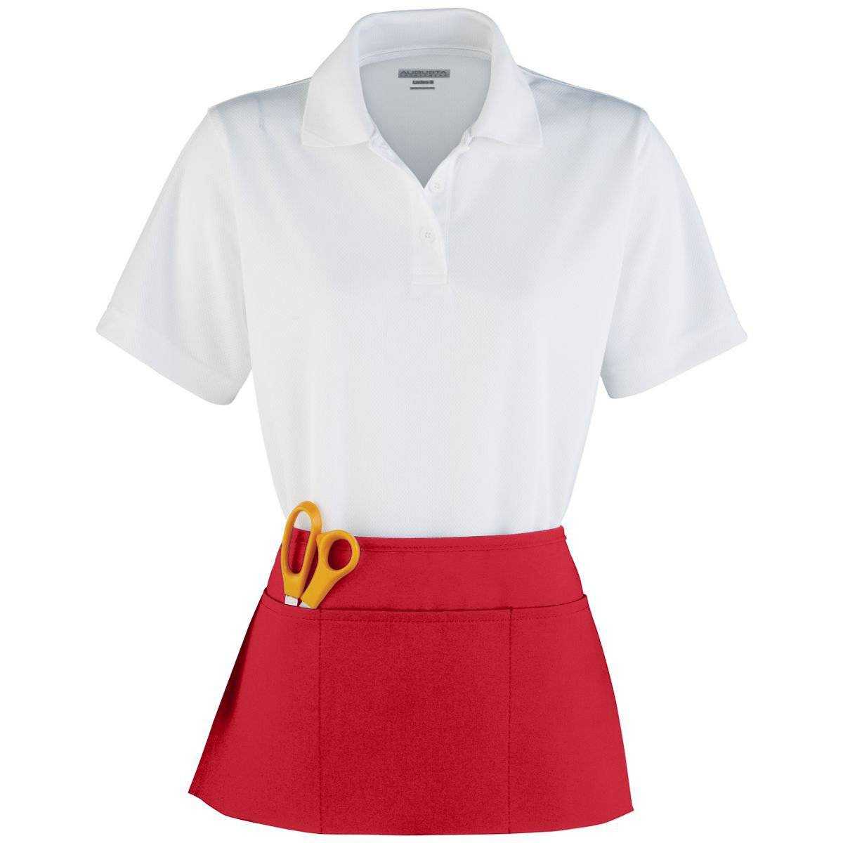 Augusta 2115 Waist Apron - Red - HIT a Double