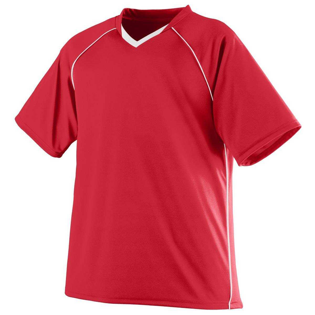 Augusta 214 Striker Jersey - Red White - HIT a Double