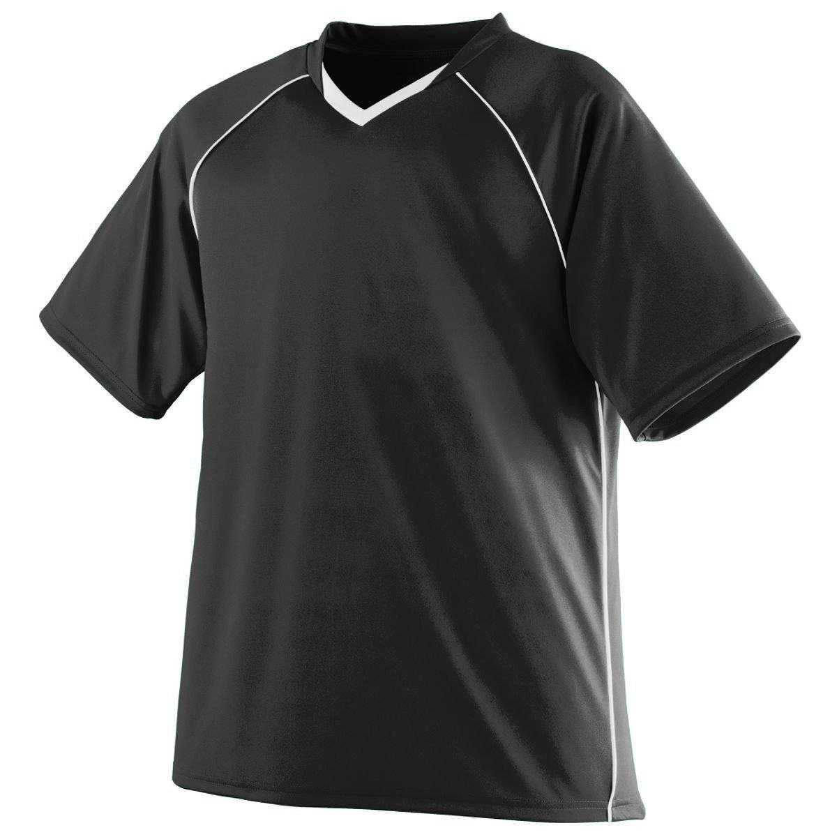 Augusta 215 Striker Jersey - Youth - Black White - HIT a Double