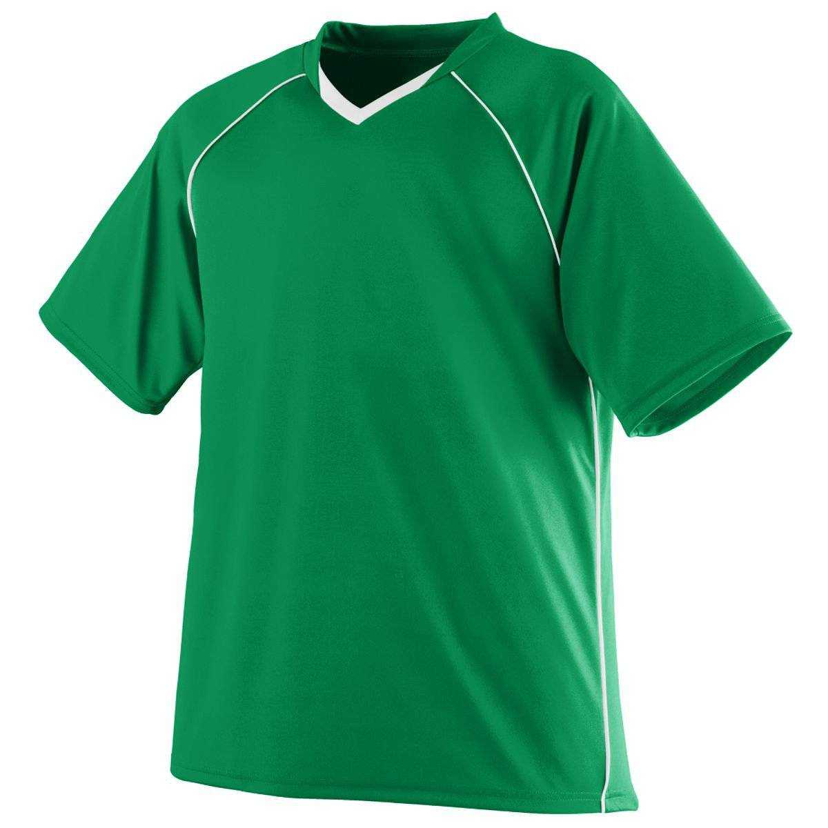 Augusta 215 Striker Jersey - Youth - Green White - HIT a Double