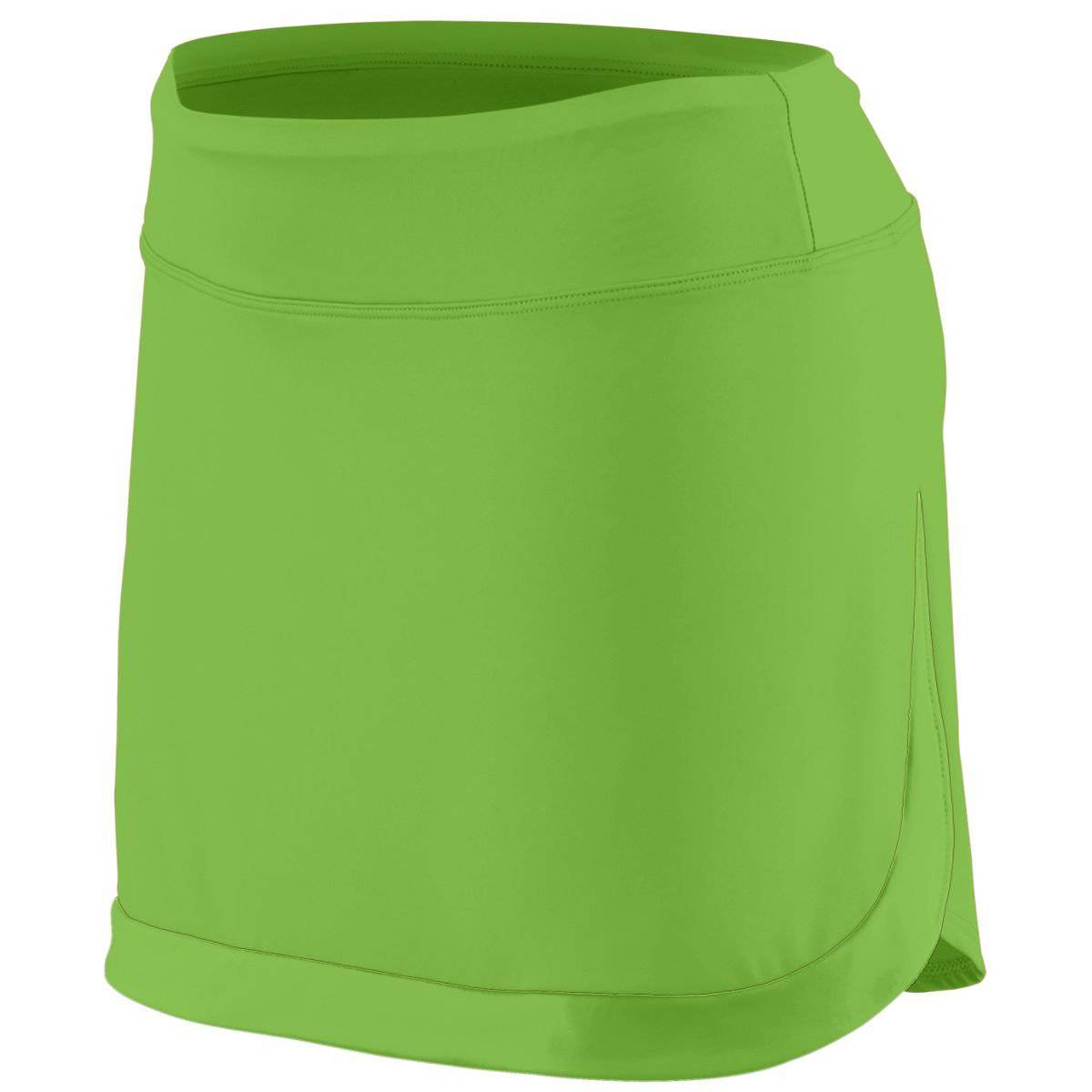 Augusta 2410 Ladies Action Color Block Skort - Lime Lime - HIT a Double