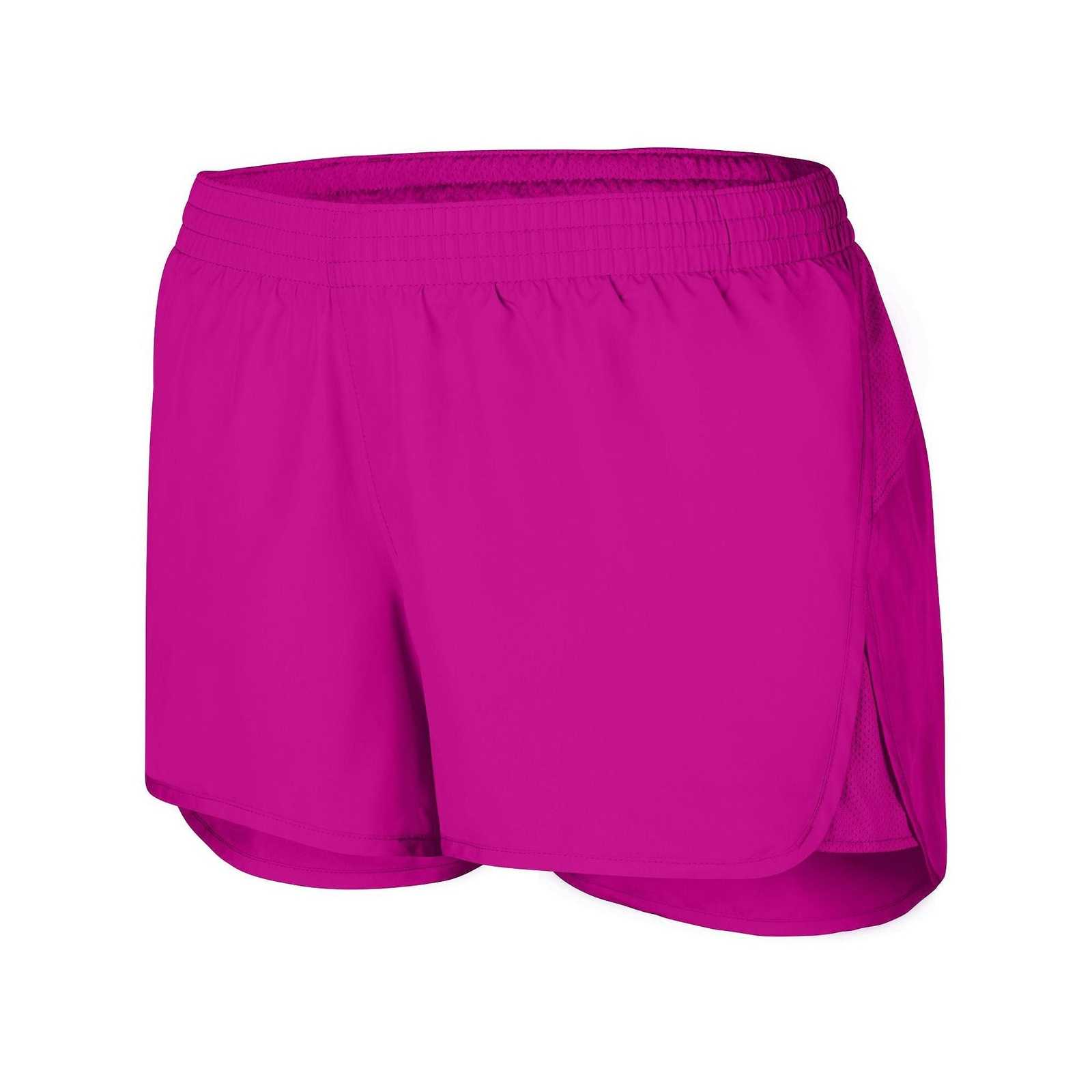 Augusta 2431 Girls Wayfarer Short - Power Pink - HIT a Double