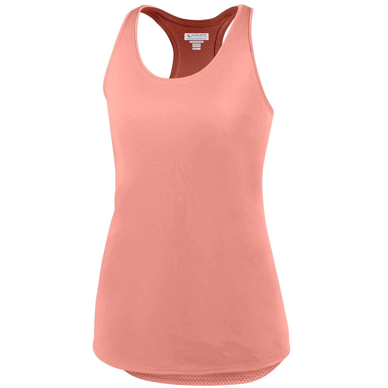 Augusta 2434 Ladies Sojourner Tank - Coral - HIT a Double