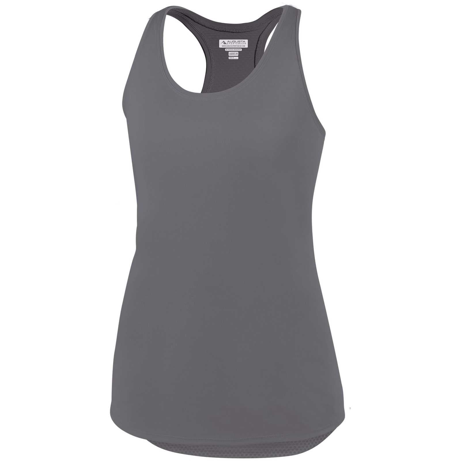 Augusta 2434 Ladies Sojourner Tank - Graphite - HIT a Double