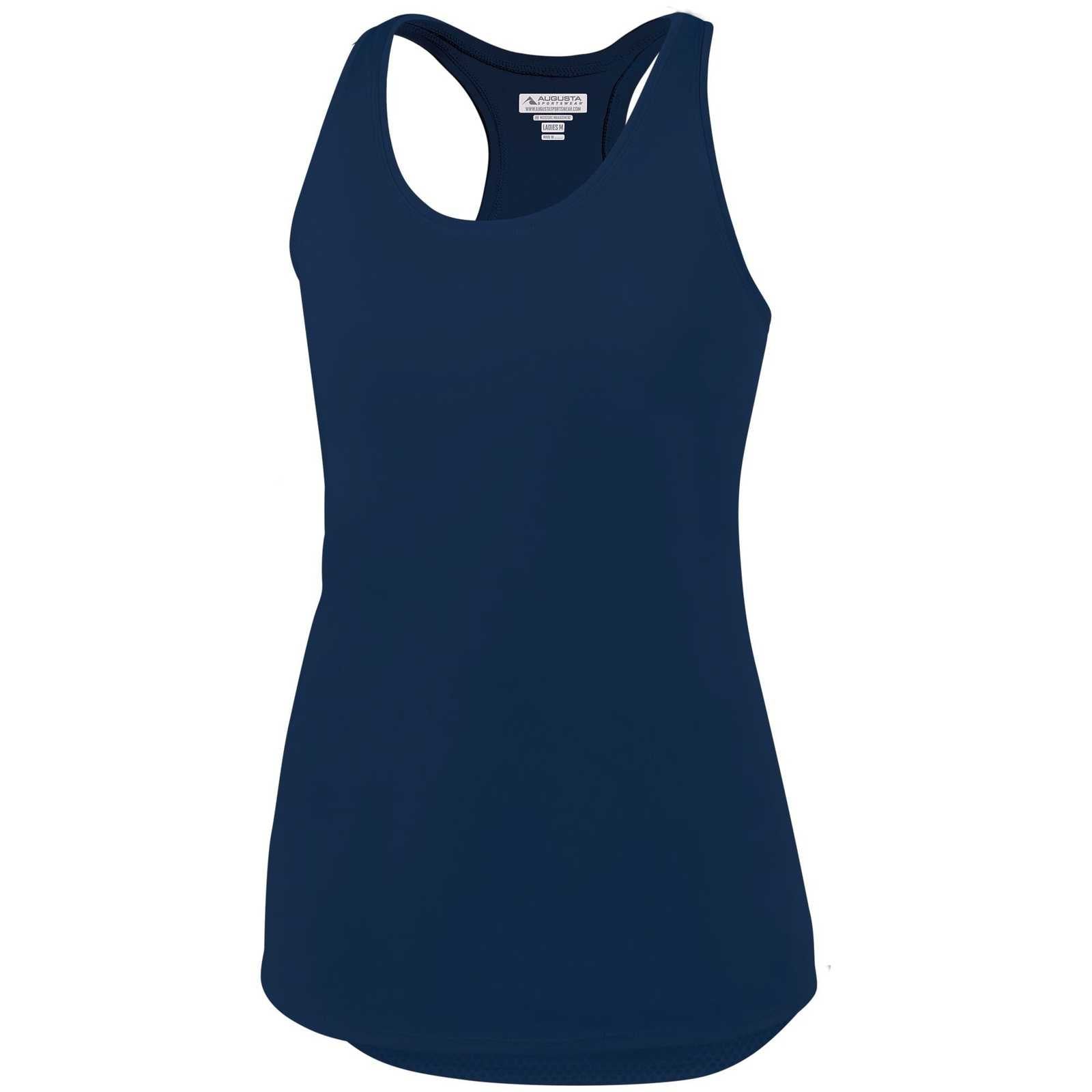 Augusta 2434 Ladies Sojourner Tank - Navy - HIT a Double
