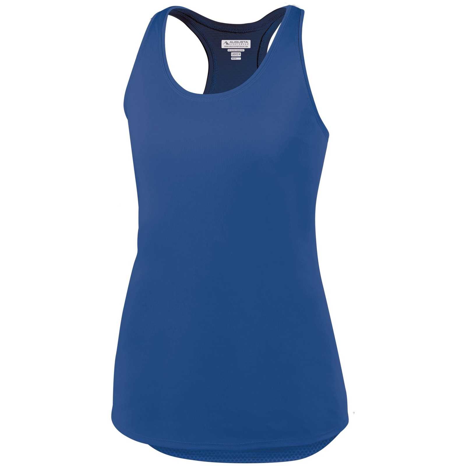 Augusta 2434 Ladies Sojourner Tank - Royal - HIT a Double