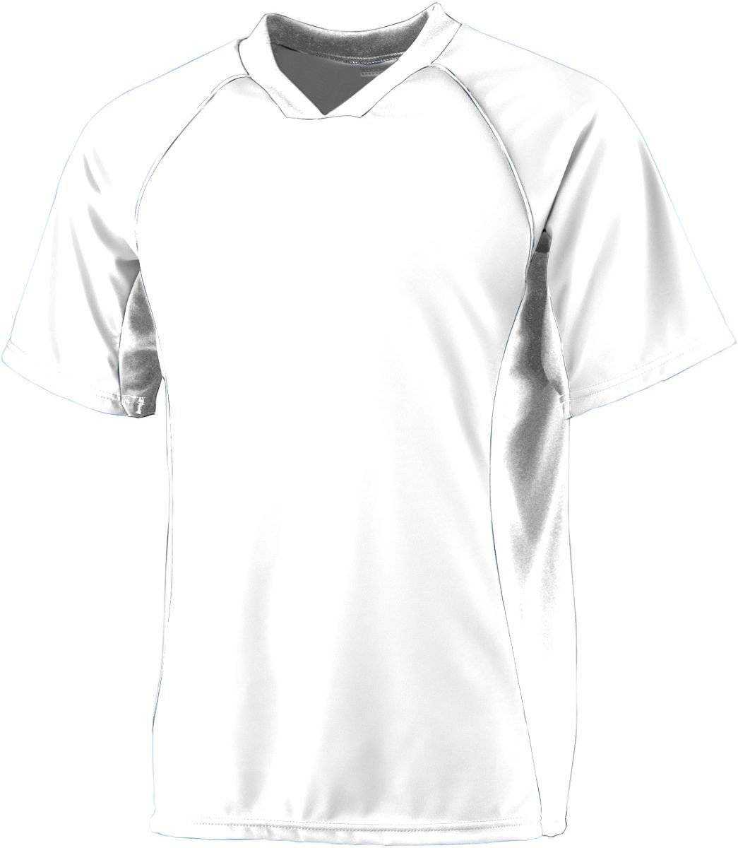 Augusta 243 Wicking Soccer Shirt - White - HIT a Double