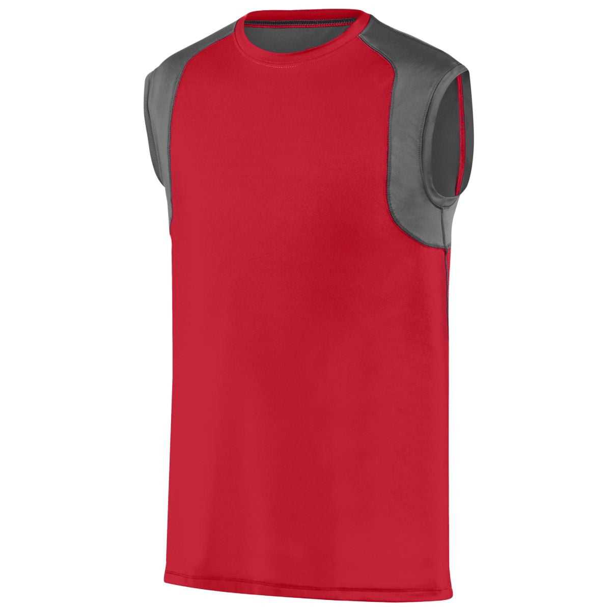 Augusta 2524 Astonish Sleeveless Jersey - Red Graphite - HIT a Double