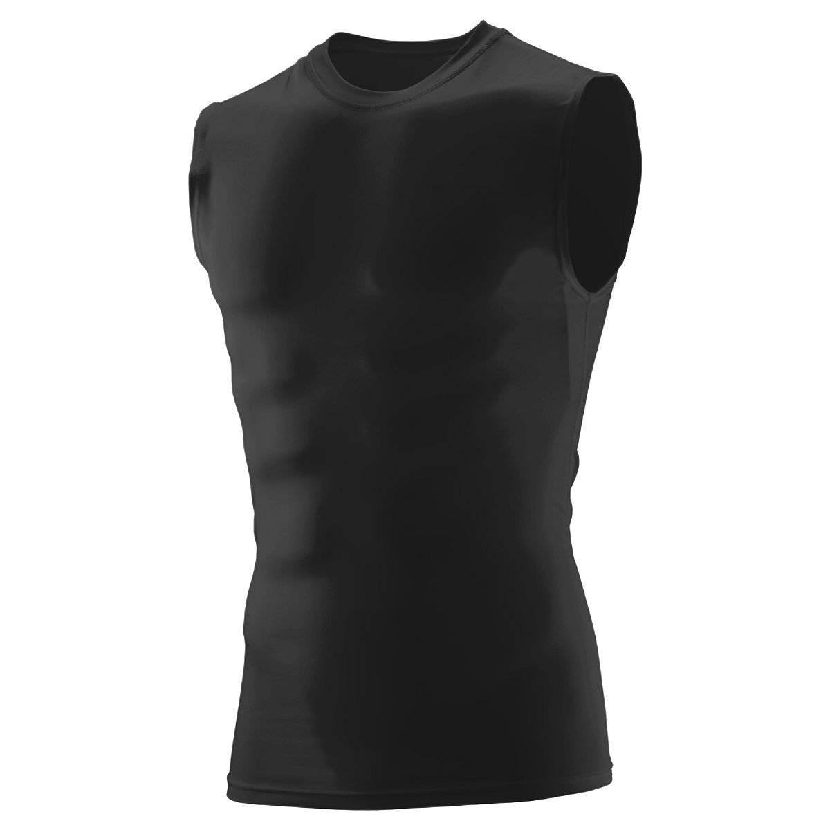 Augusta 2602 Sleeveless Compression Shirt - Black - HIT a Double