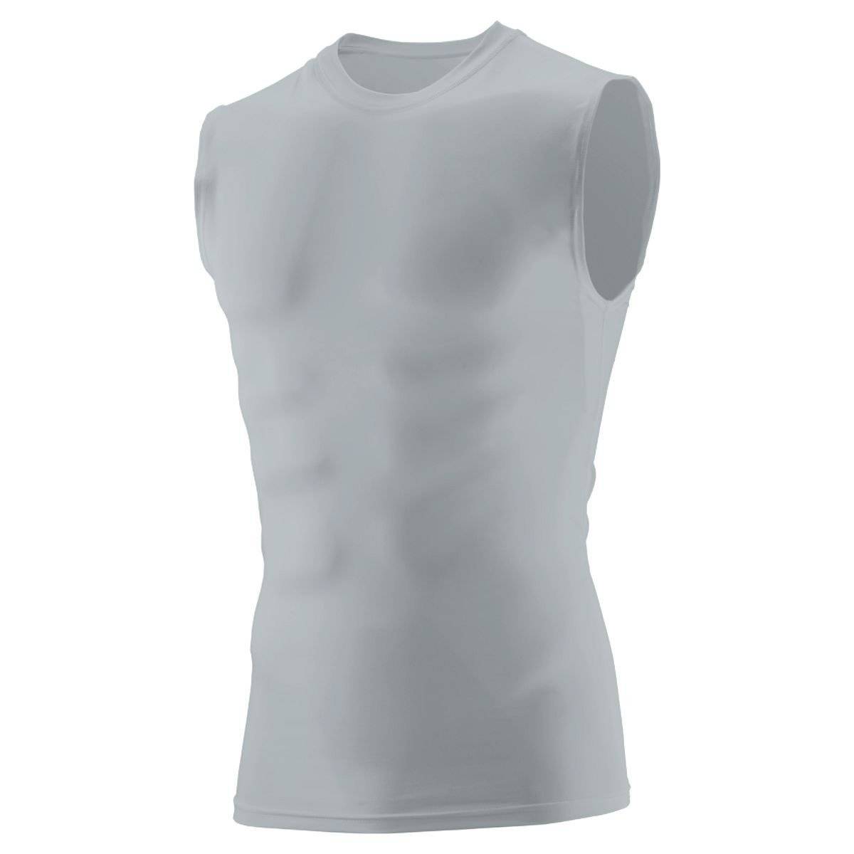 Augusta 2602 Sleeveless Compression Shirt - Light Gray - HIT a Double