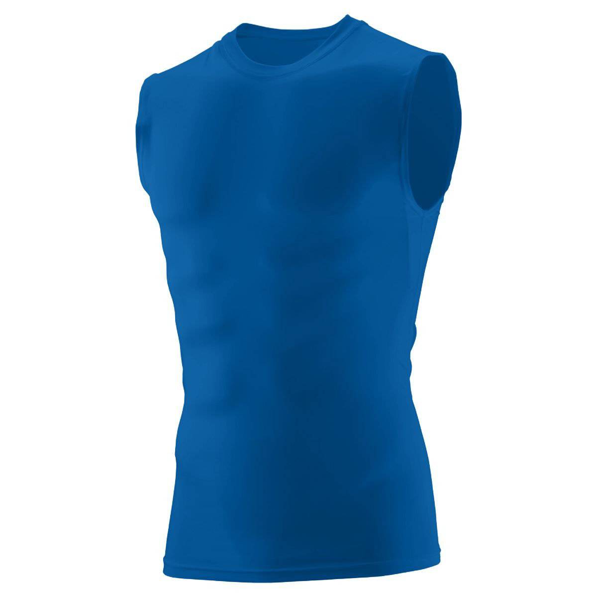 Augusta 2602 Sleeveless Compression Shirt - Royal - HIT a Double