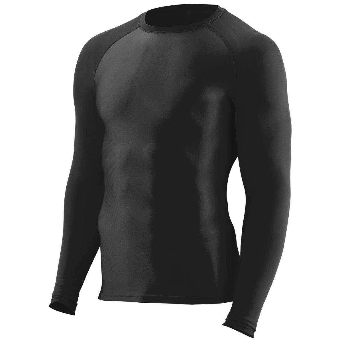 Augusta 2604 Hyperform Compression Long Sleeve Shirt - Black - HIT a Double