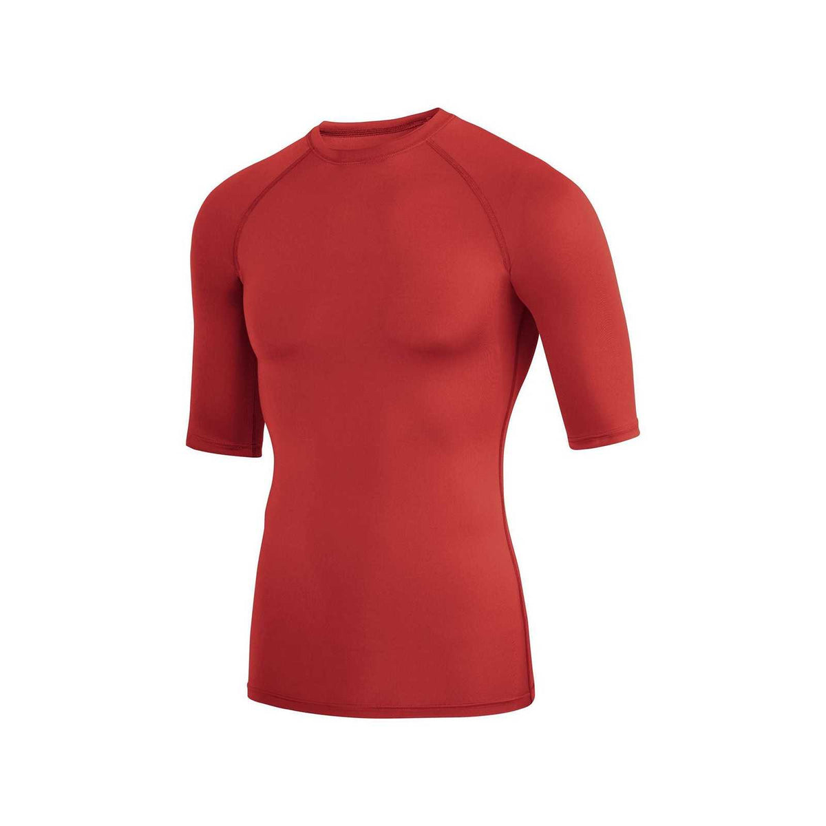 Augusta 2606 Hyperform Compression Half Sleeve Shirt - Red - HIT a Double