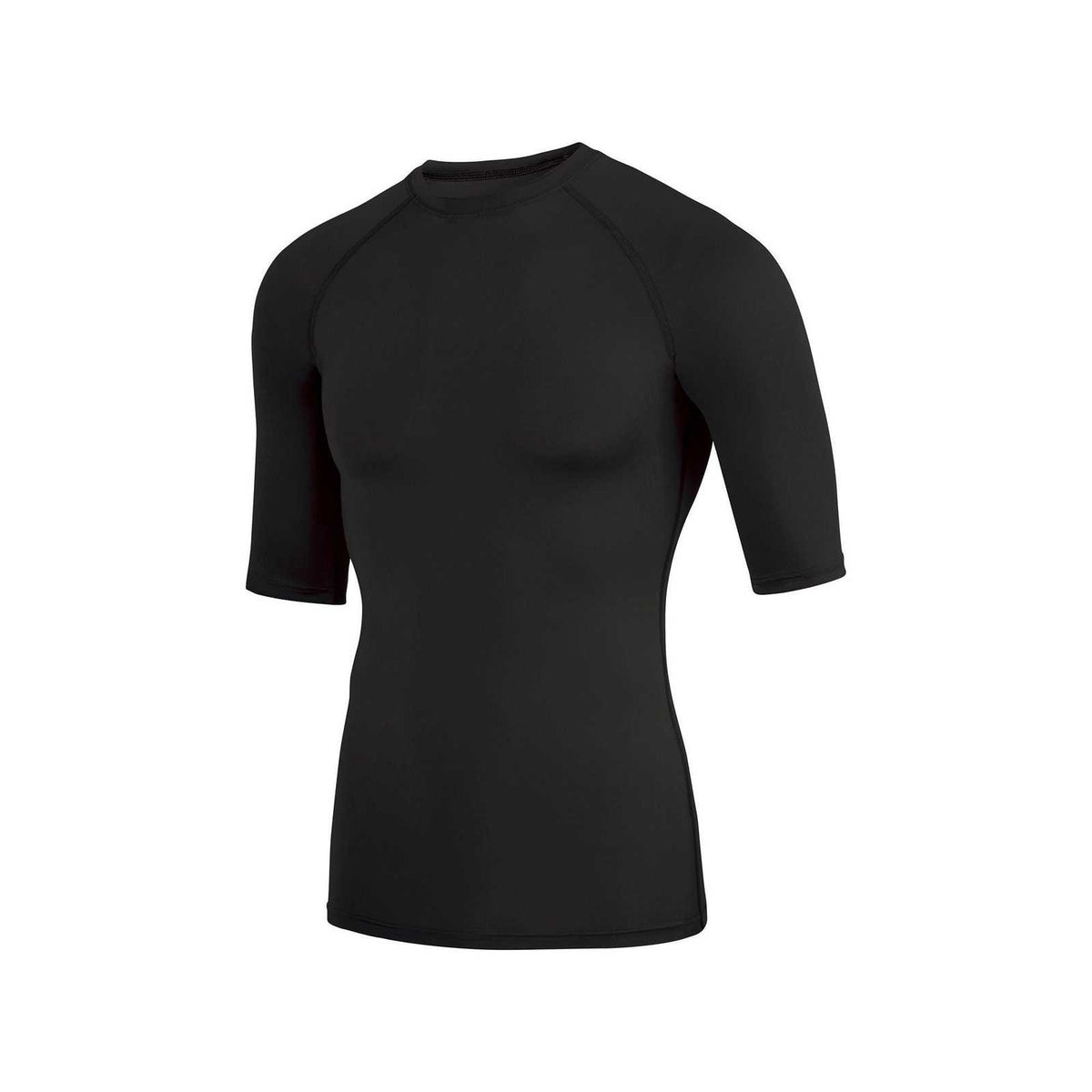 Augusta 2607 Youth Hyperform Compression Half Sleeve Shirt - Black - HIT a Double