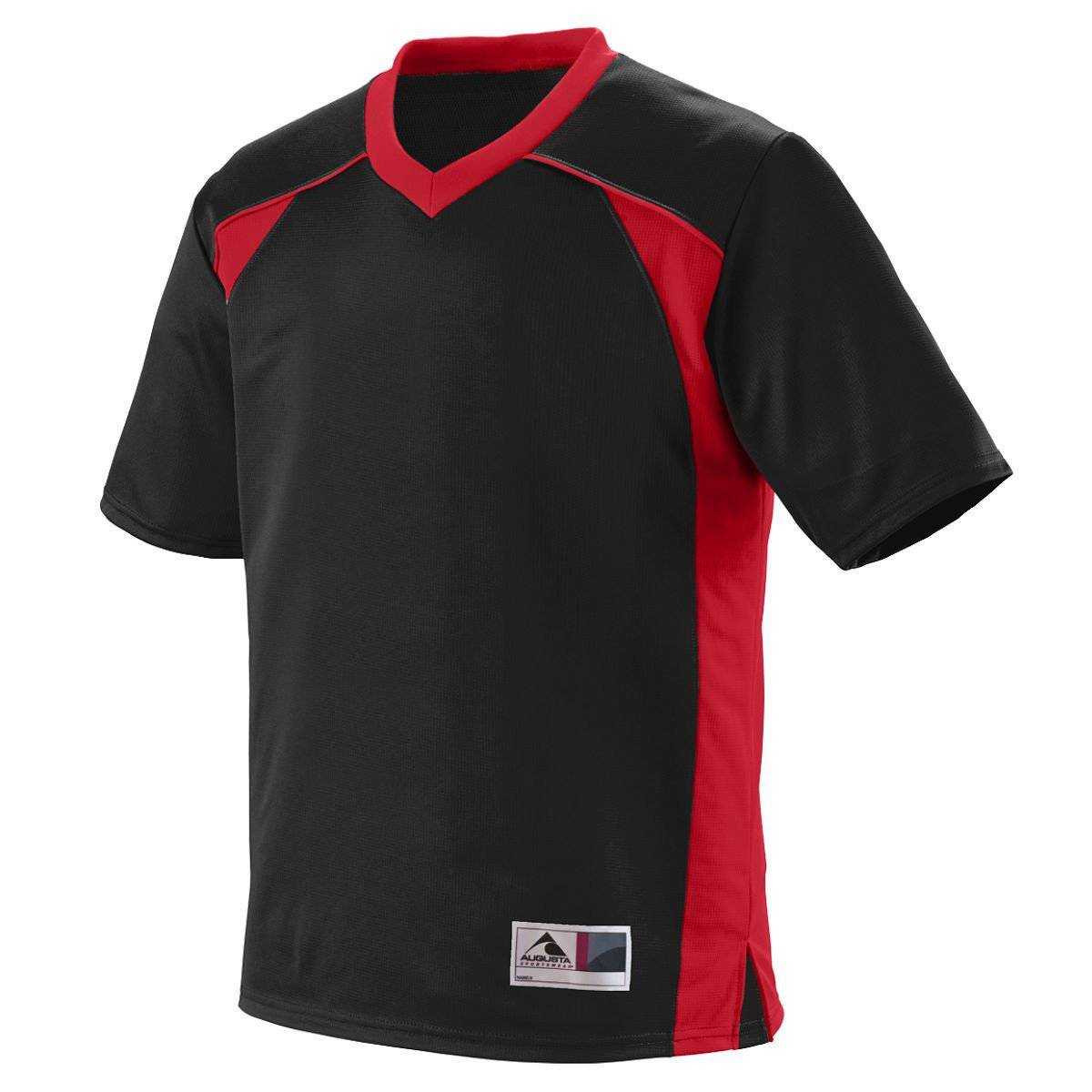 Augusta 260 Victor Replica Jersey - Black Red - HIT a Double