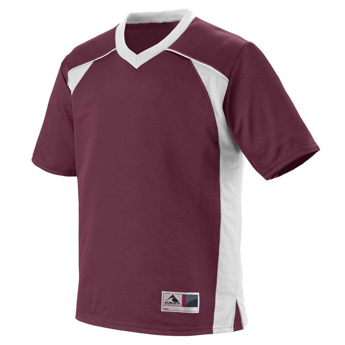 Augusta 260 Victor Replica Jersey - Maroon White - HIT a Double