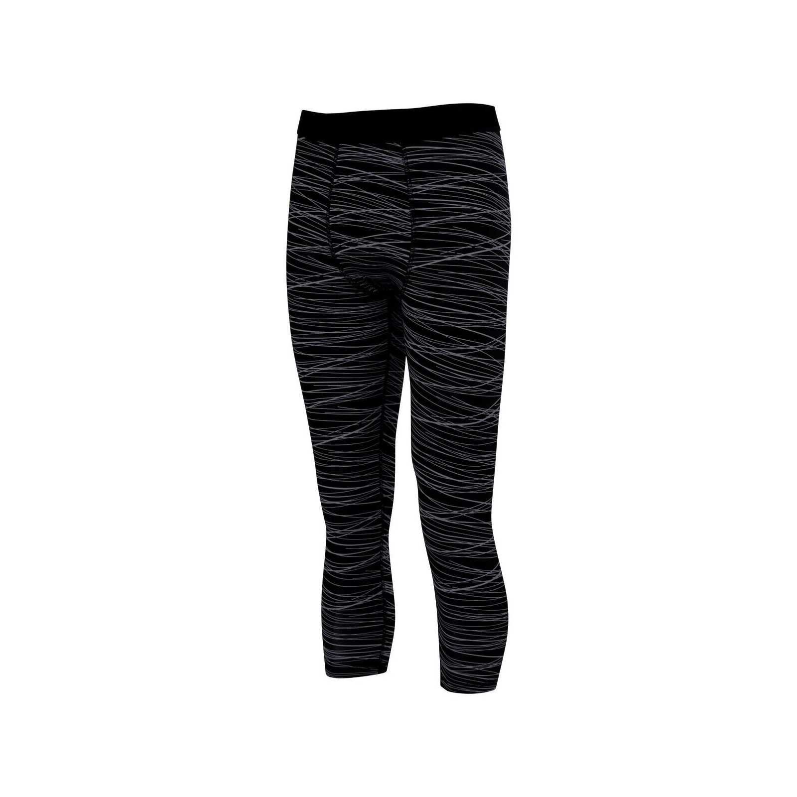Augusta 2618 Hyperform Compression Calf-Length Tight - Black Graphite Print - HIT a Double